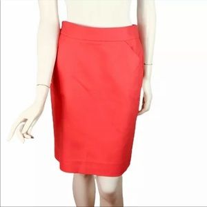 J. CREW CORAL NO. 2 PENCIL SKIRT 2